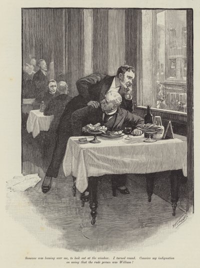 The Inconsiderate Waiter, by J M Barrie by Amedee Forestier